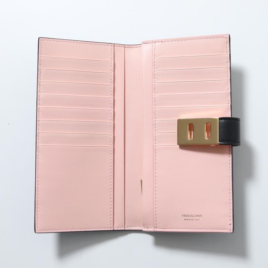 FERRAGAMO（フェラガモ） 二つ折り長財布 HUG ハグ 22 0522 770845