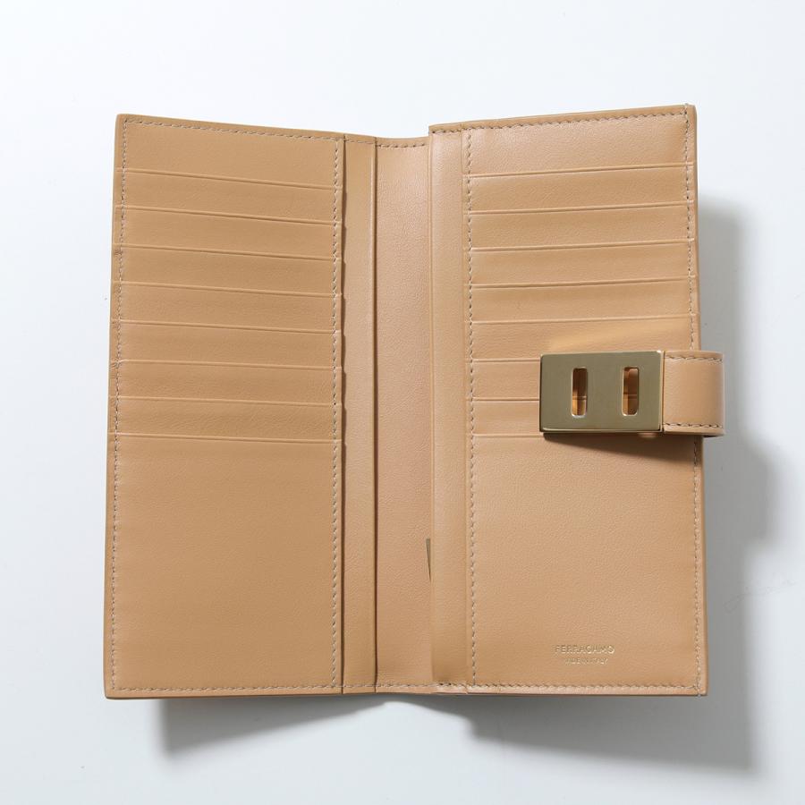 FERRAGAMO（フェラガモ） 二つ折り長財布 HUG ハグ 22 0522 770845