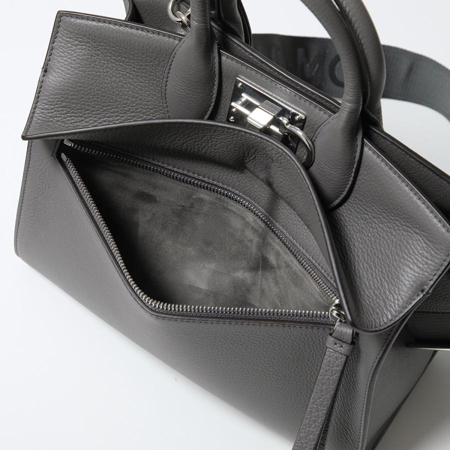 【本日限定値下げ】Ferragamo フェラガモ レザーショルダーバッグ グレー Ferragamoフェラガモ ショルダーバッグ 斜め掛け レザー 315の通販はau