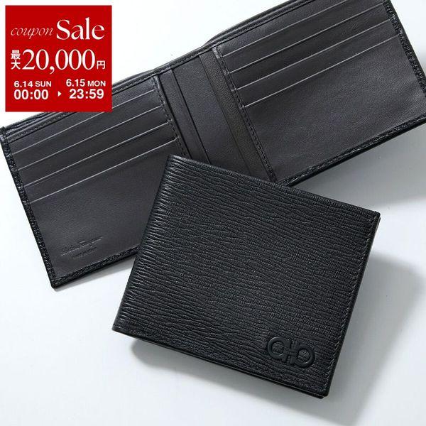 新品未使用！Salvatore Ferragamo二つ折り財布 FERRAGAMO（フェラガモ） 二つ折り財布 66 A063 0733308 メンズ レザー