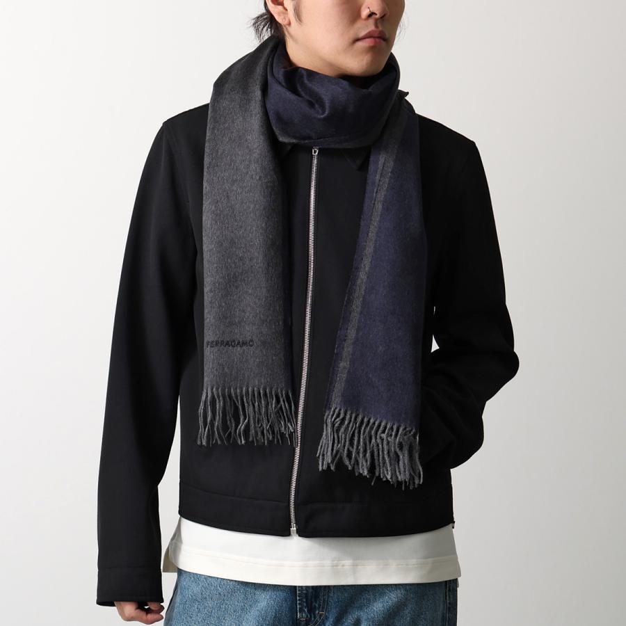 新品タグ付 フェラガモ Salvatore Ferragamo マフラー FERRAGAMO（フェラガモ） マフラー 525501 643210 643211 メンズ