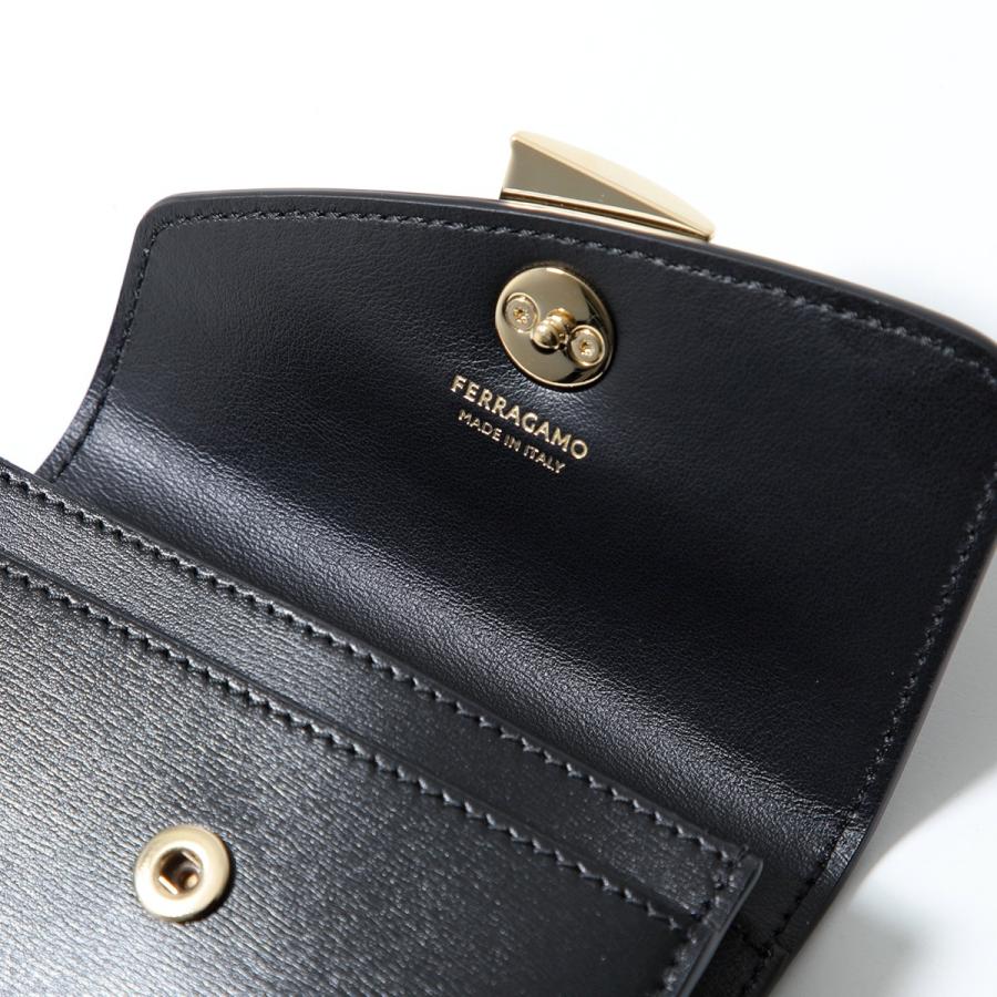 フェラガモ　名刺入れ　未使用 FERRAGAMO（フェラガモ） 名刺入れ 22 0680 775209 775210 レディース