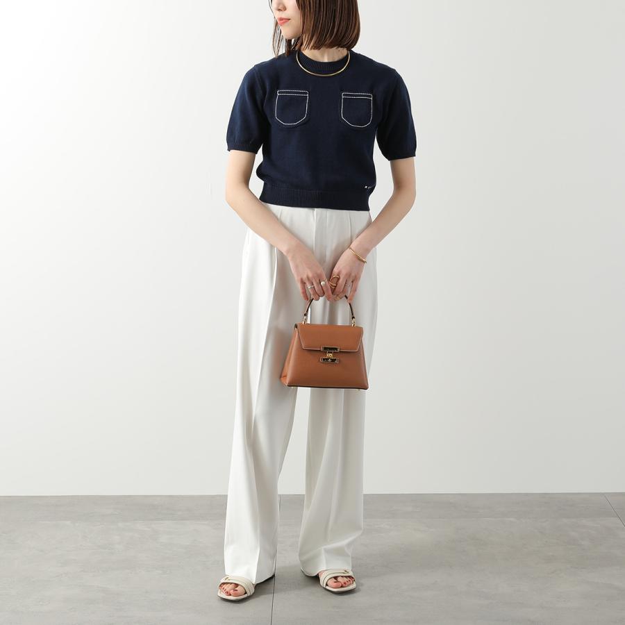 FERRAGAMO フェラガモ サンダル KATE 774580 774581 レディース レザー ミュール ダブルベルト ガンチーニ フラット ロゴ シューズ 靴 カラー2色の画像