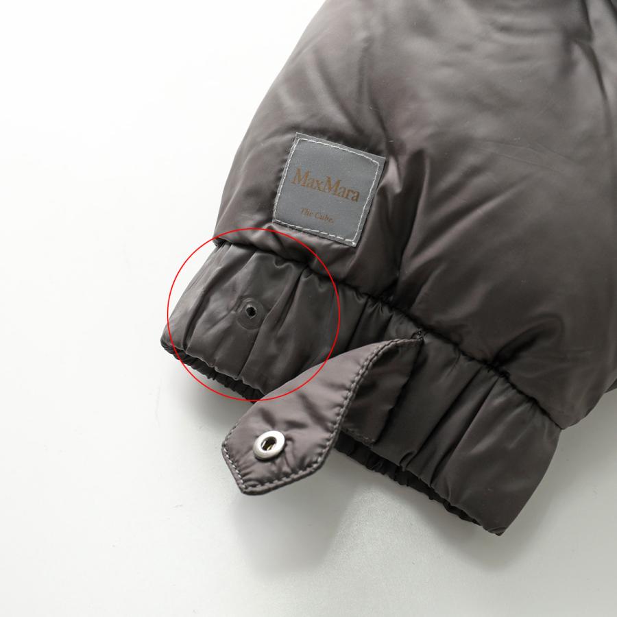 【訳あり-IT36のみ】Max Mara The Cube マックスマーラ ザ・キューブ ダウンジャケット SEIA セイA レディース フード付き 撥水 005の画像