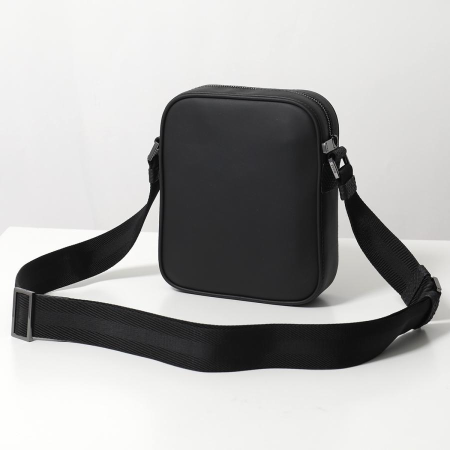 Hugo boss ビジネスバッグ BOSS - Runway holdall in leather with embossed logo - Black