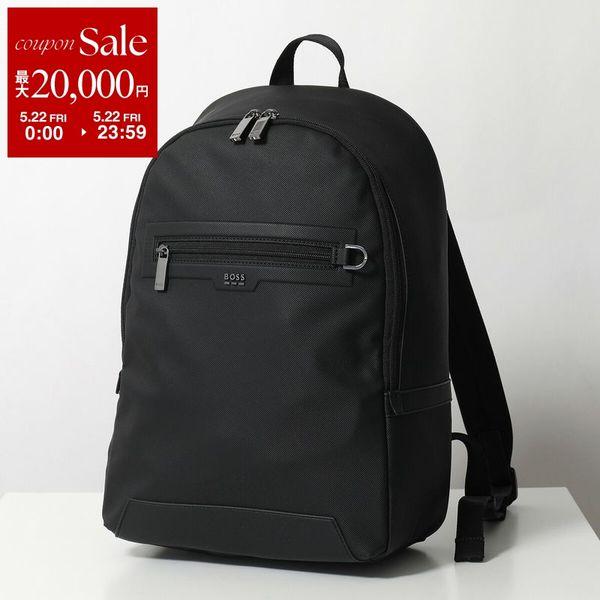 HUGO BOSS ヒューゴボス バックパック Cullen_Backpack 50557802 メンズ ロゴ リュック 鞄 001 BLACKの画像