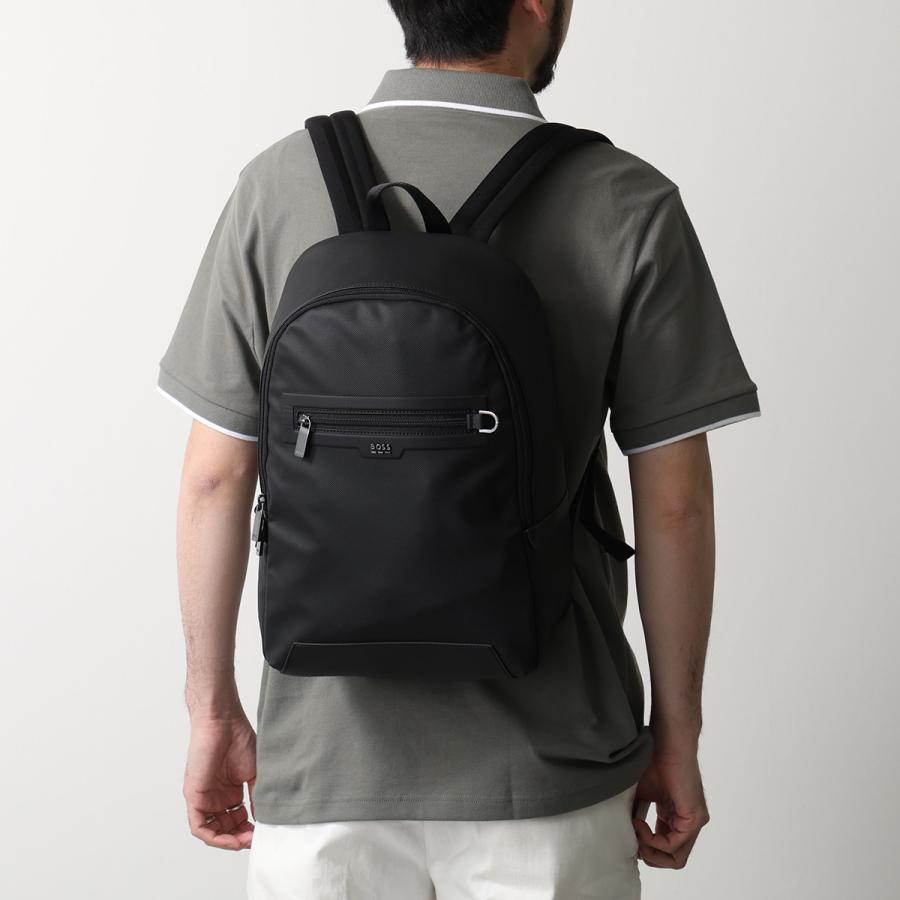 HUGO BOSS ヒューゴボス バックパック Cullen_Backpack 50557802 メンズ ロゴ リュック 鞄 001 BLACKの画像