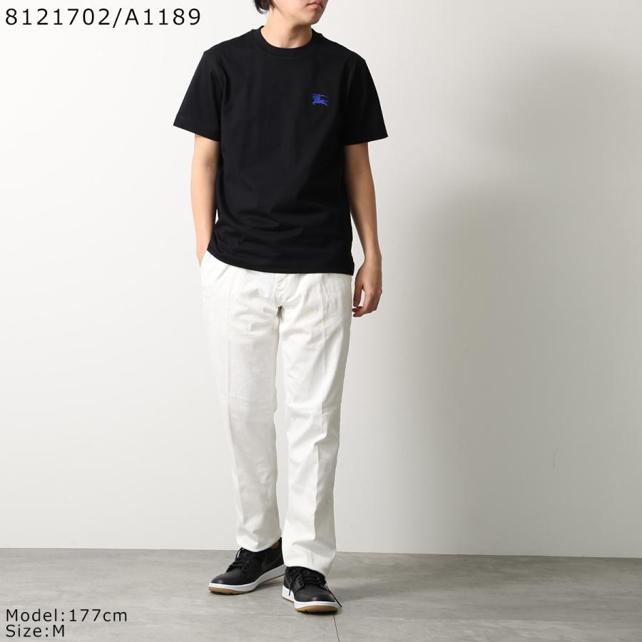 BURBERRY バーバリー Tシャツ ES24-MW-SIC メンズ コットン 半袖 カットソー クルーネック ワンポイント ロゴ刺繍 カラー3色の画像