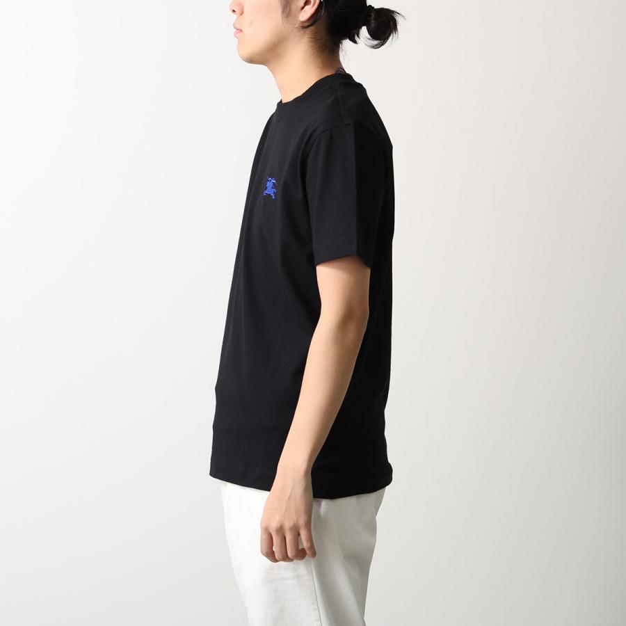BURBERRY バーバリー Tシャツ ES24-MW-SIC メンズ コットン 半袖 カットソー クルーネック ワンポイント ロゴ刺繍 カラー3色の画像