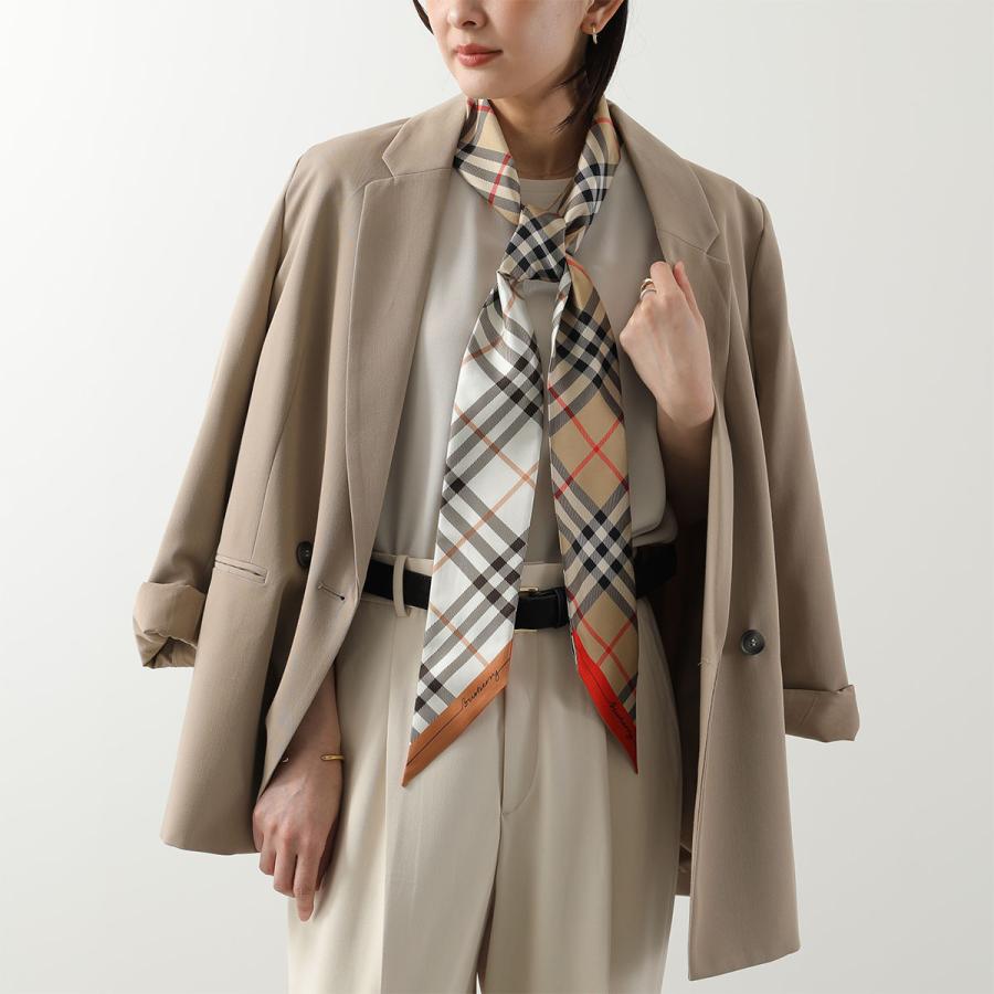 BURBERRY（バーバリー） スカーフ SS CHECK SILK SKINNY 8119963