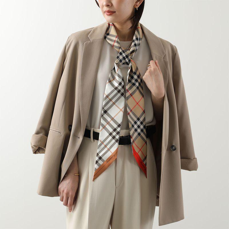 BURBERRY（バーバリー） スカーフ SS CHECK SILK SKINNY 8119963