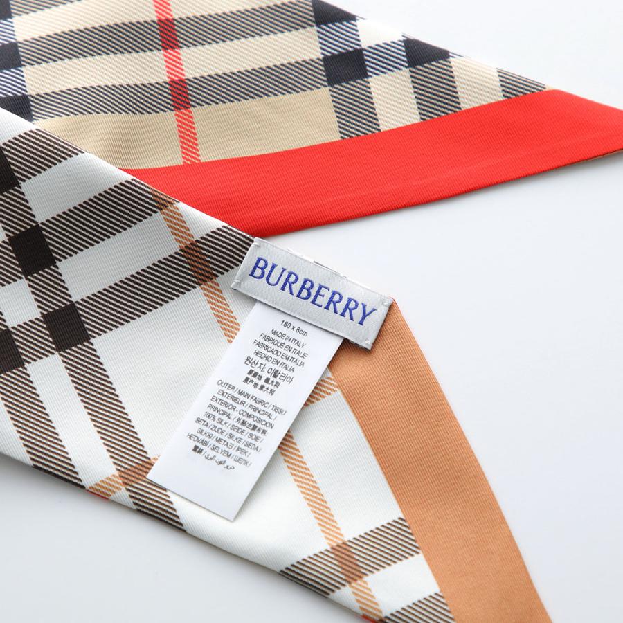 BURBERRY（バーバリー） スカーフ SS CHECK SILK SKINNY 8119963