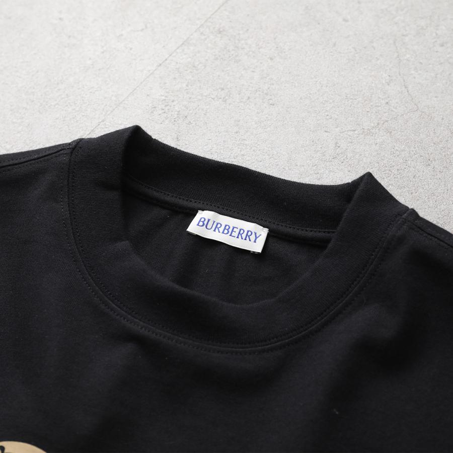 BURBERRY 長袖 カットソー BURBERRY バーバリーブラックレーベル ボーダー ロンT L ホース刺繍