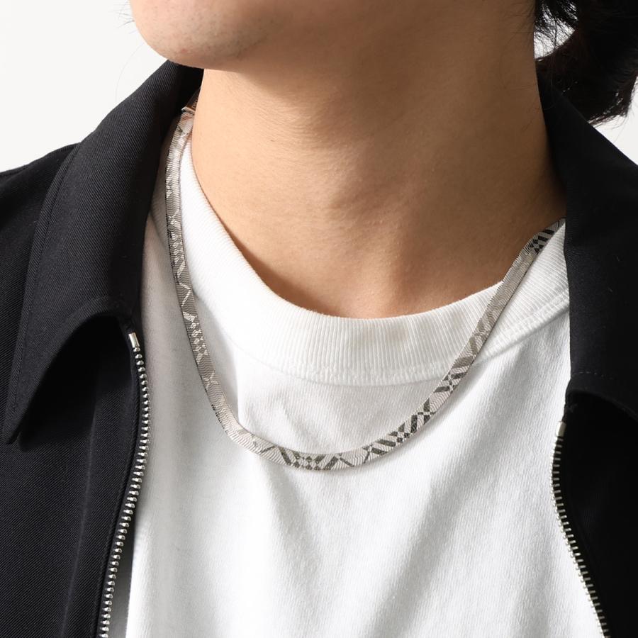BURBERRY（バーバリー） ネックレス MJ CHECK ENGRAVED NECK