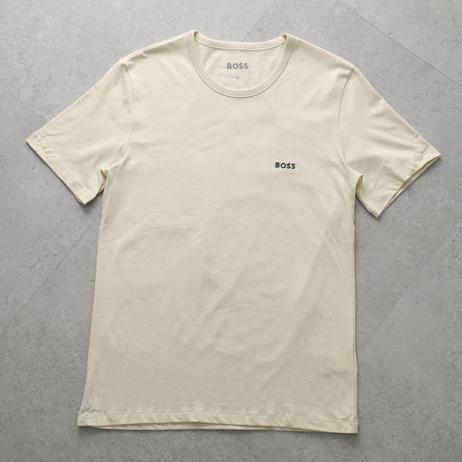 未使用級 BOSS ヒューゴボス 現行タグ ロゴ刺繍 ポロシャツ L HUGO BOSS（ヒューゴ・ボス） 【3枚組】Tシャツ TShirtRN 3P Classic