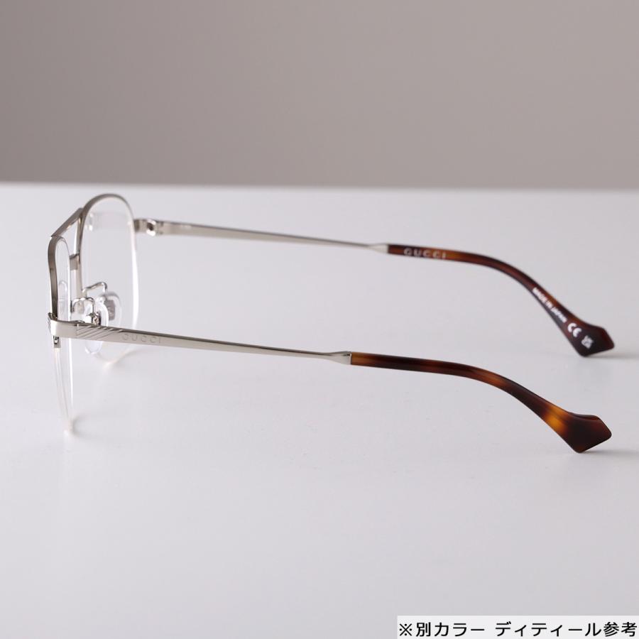 GUCCI（グッチ） メガネ GG0745O レディース ティアドロップ型 メタル