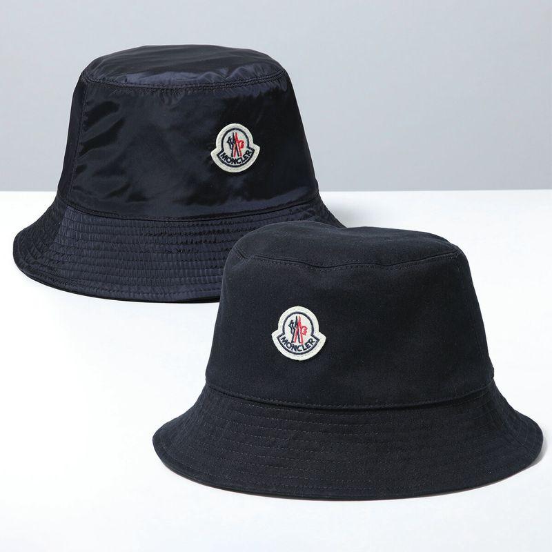 モンクレール ハット L MONCLER (モンクレール) ロゴ バケットハット GORE-TEX