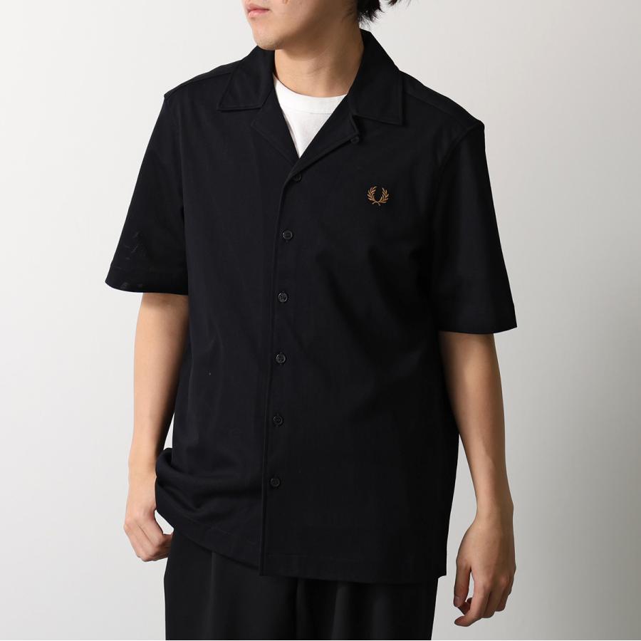 FRED PERRY（フレッドペリー） シャツ Compress Mesh Rever Collar Sh