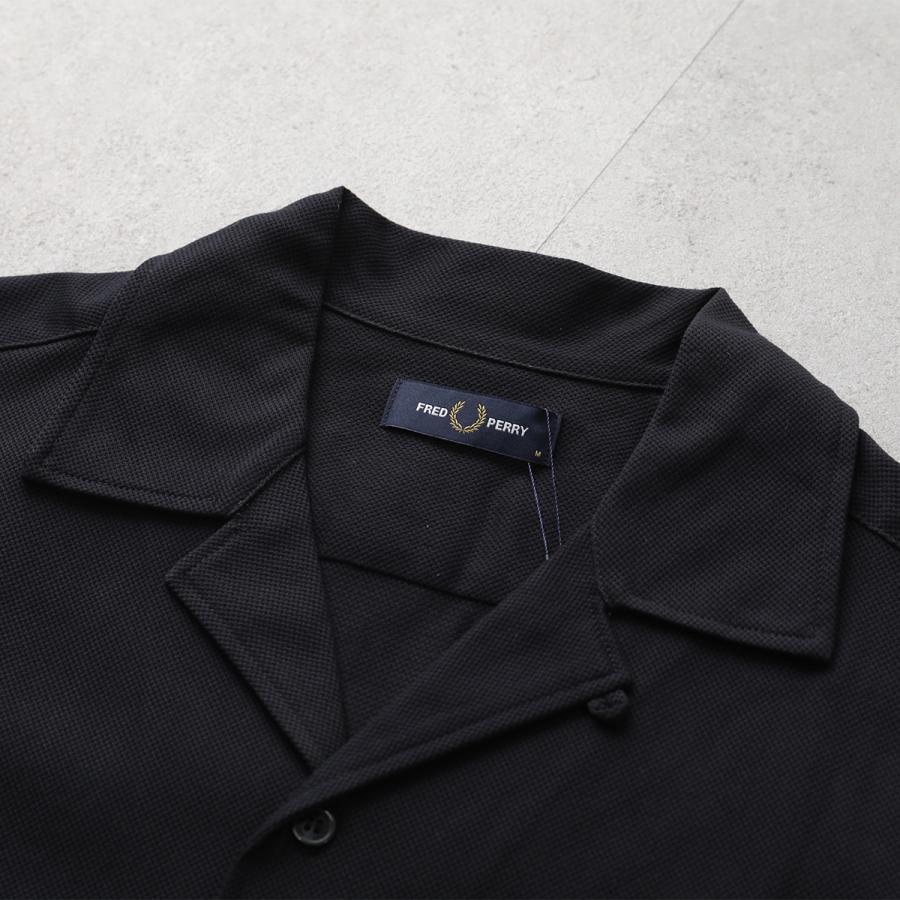 FRED PERRY（フレッドペリー） シャツ Compress Mesh Rever Collar Sh