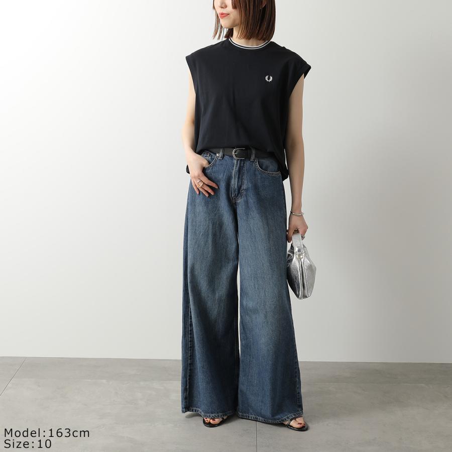FRED PERRY（フレッドペリー） ノースリーブトップス Sheer Tipped