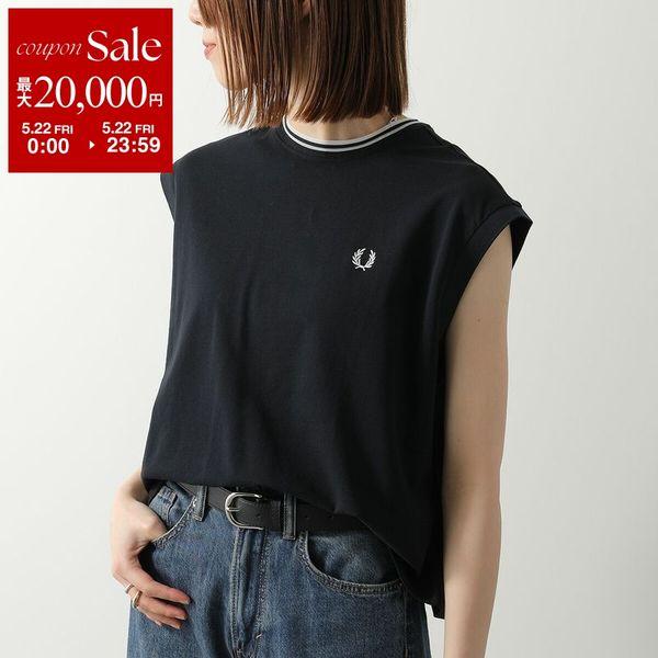 FRED PERRY（フレッドペリー） ノースリーブトップス Sheer Tipped