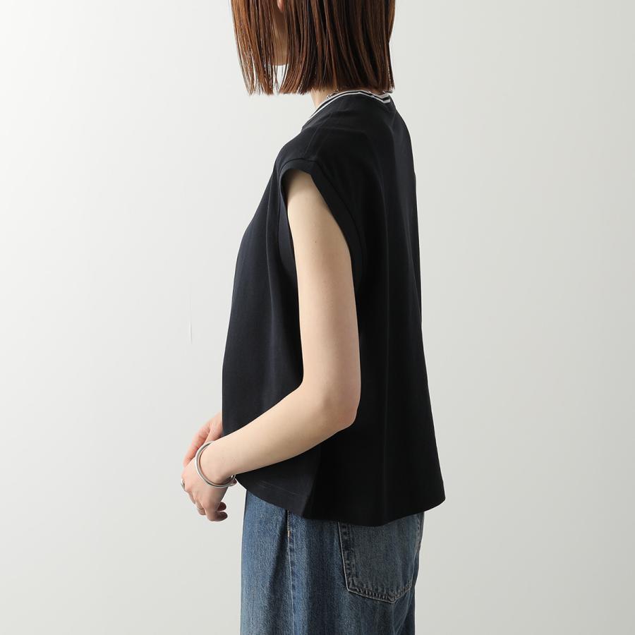 FRED PERRY（フレッドペリー） ノースリーブトップス Sheer Tipped