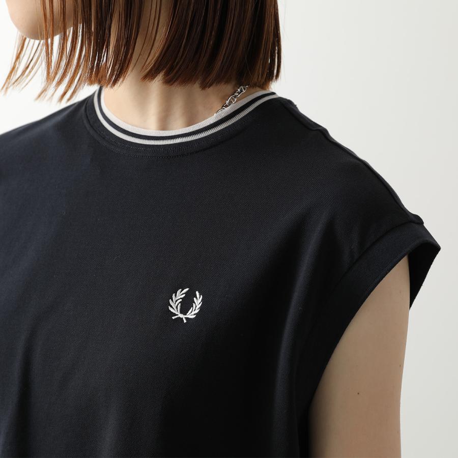 FRED PERRYノースリーブピケTシャツ FRED PERRY(フレッドペリー) Sleeveless Pique T-Shirt コットン鹿の子