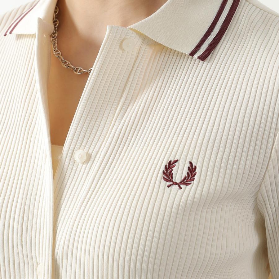 フレッドペリー　長袖ポロシャツ FRED PERRY（フレッドペリー） ポロシャツ Button Through Rib Polo
