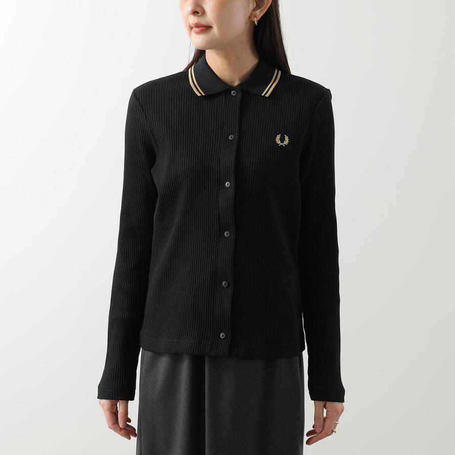 Fred Perry フレッドペリー　ポロシャツ　長袖 FRED PERRY（フレッドペリー） ポロシャツ Button Through Rib Polo