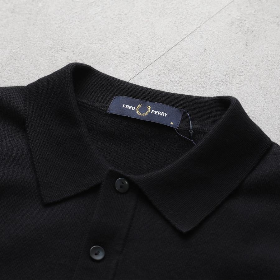 FRED PERRY（フレッドペリー） ニットポロシャツ Cotton Knitted Polo