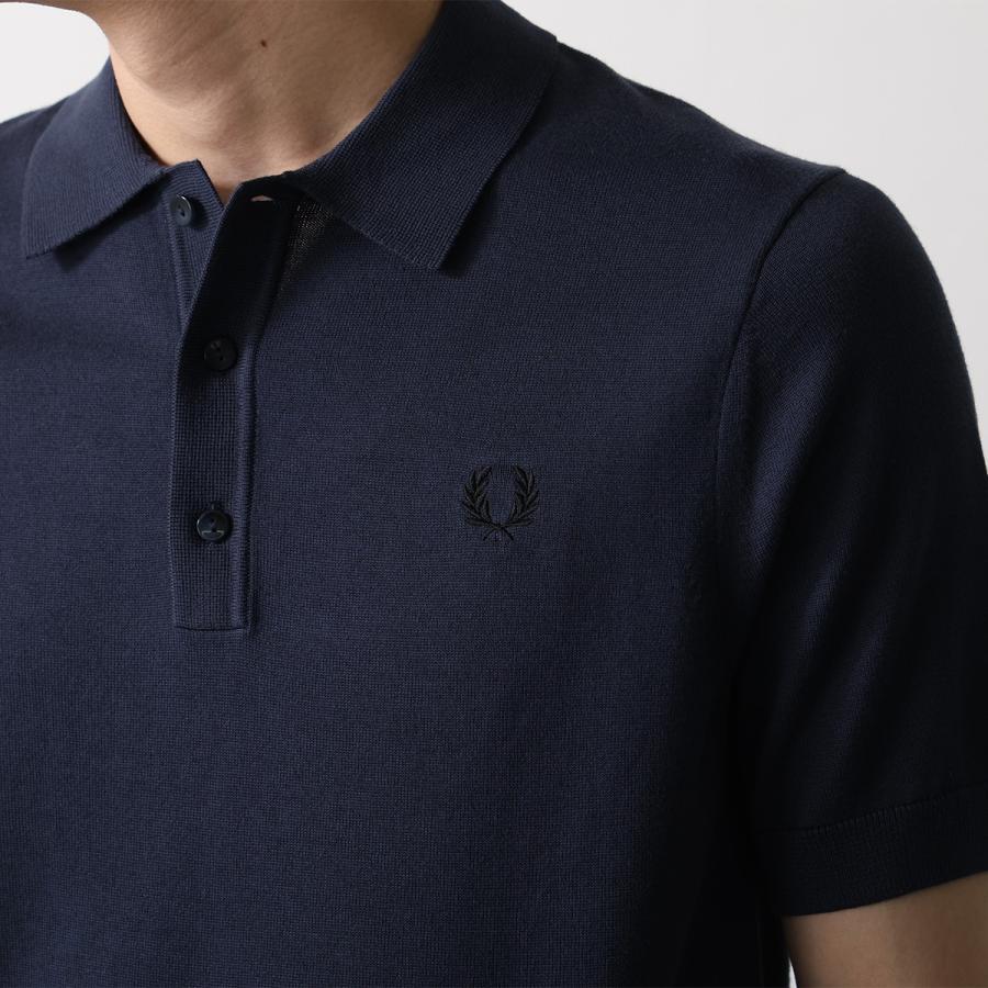 FRED PERRY（フレッドペリー） ニットポロシャツ Cotton Knitted Polo