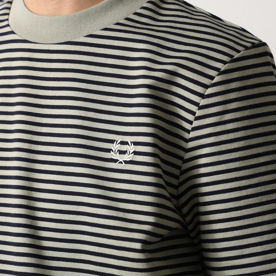 FRED PERRY（フレッドペリー） Tシャツ FINE STRIPE HEAVYWEIGHT