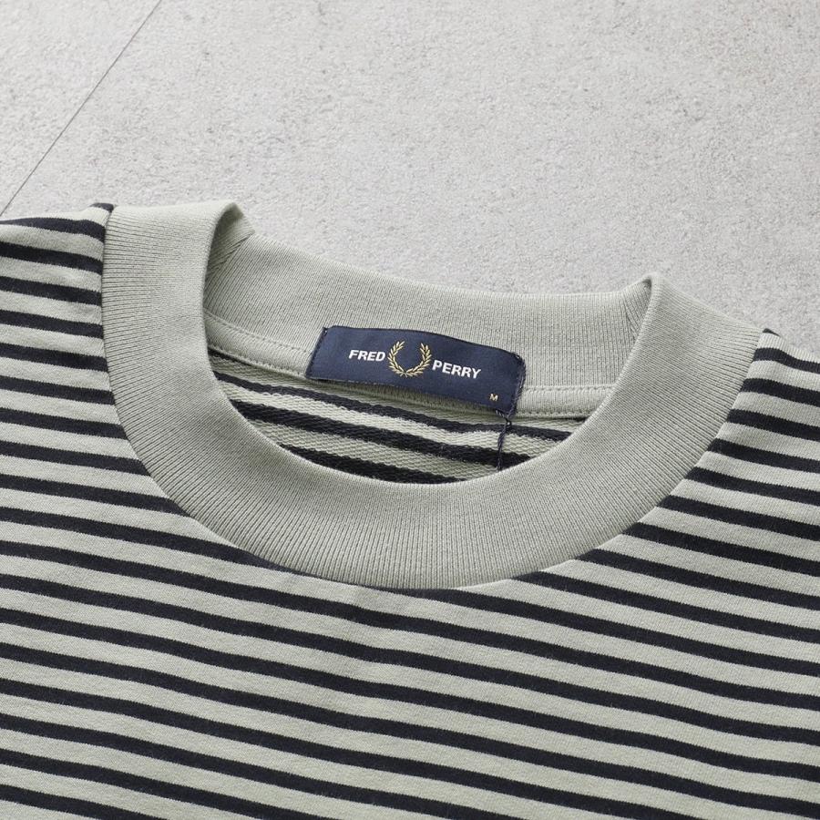FRED PERRY（フレッドペリー） Tシャツ FINE STRIPE HEAVYWEIGHT 