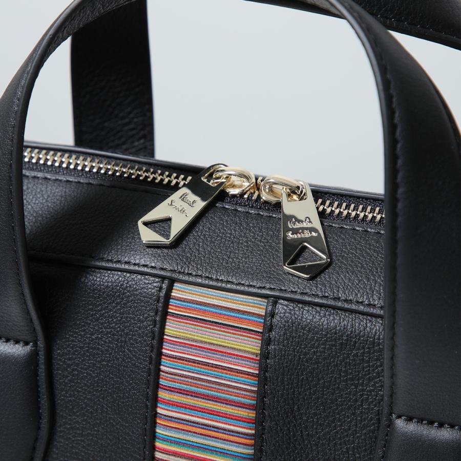 Paul Smith ポールスミス ブリーフケース 6603 BMULTI メンズ レザー ビジネスバッグ ショルダーバッグ クロスボディ ストライプ ロゴ 鞄 79の画像