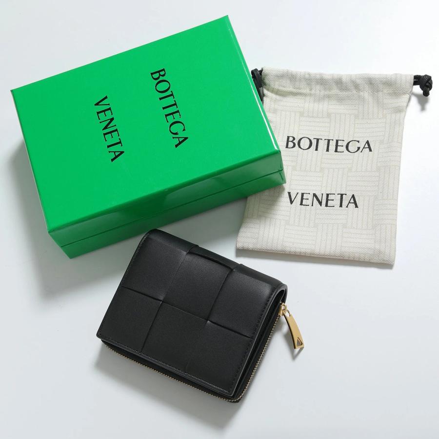 BOTTEGA VENETA ボッテガヴェネタ　二つ折りファスナーウォレット財布 BOTTEGA VENETA（ボッテガ・ヴェネタ） 二つ折り財布 CASSETTE