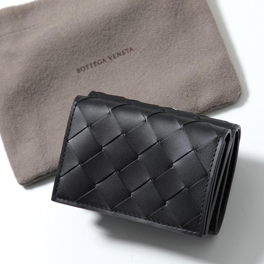 BOTTEGA VENETA ボッテガヴェネタ 三つ折り財布 751145 V3US1 メンズ レディース イントレチャート レザー ミニ財布 小銭入れあり 8803 751145V3US18803の画像