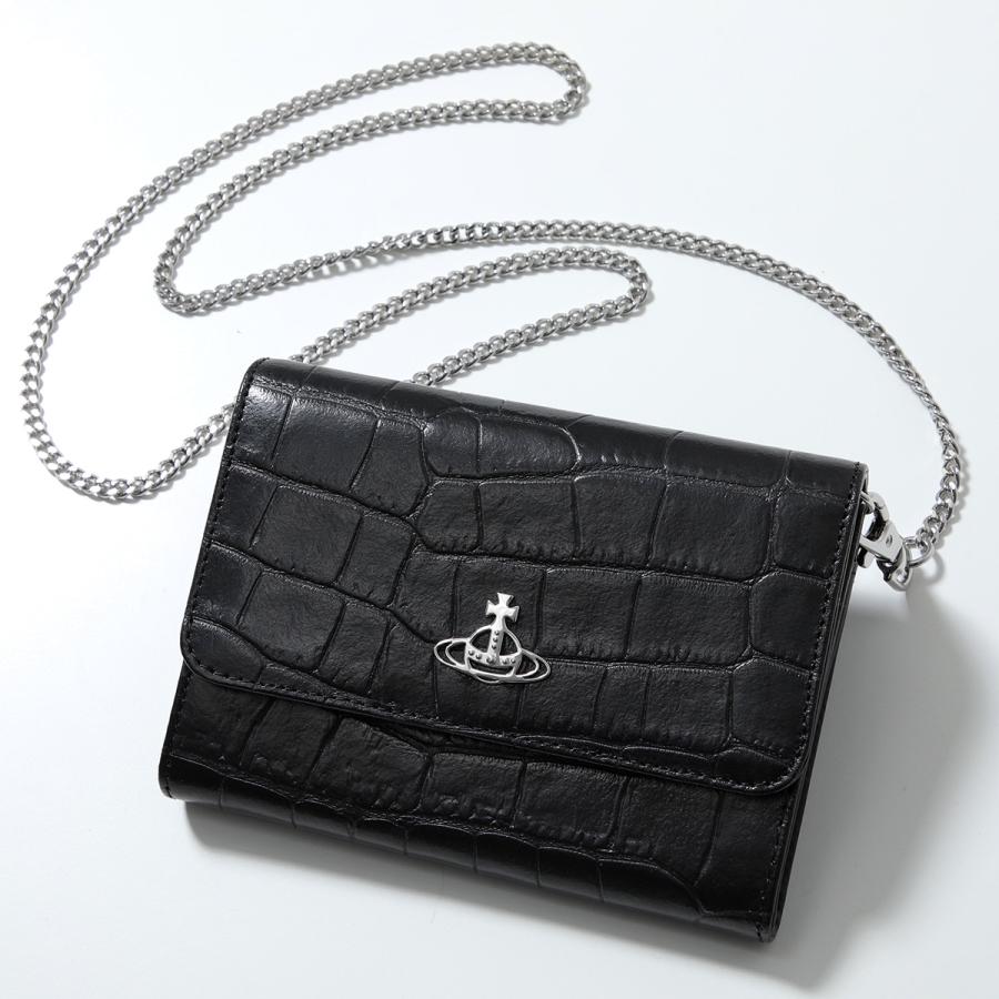 ヴィヴィアンウエストウッド バックパック クロコ ブラック Vivienne Westwood（ヴィヴィアンウエストウッド） ショルダーバッグ