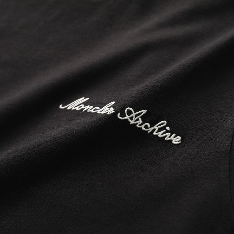 MONCLER モンクレール Tシャツ 8C00015 89AYY メンズ コットンジャージー 半袖 クルーネック 刺繍ロゴ カットソー リブ L10918C0001589AYY999の画像