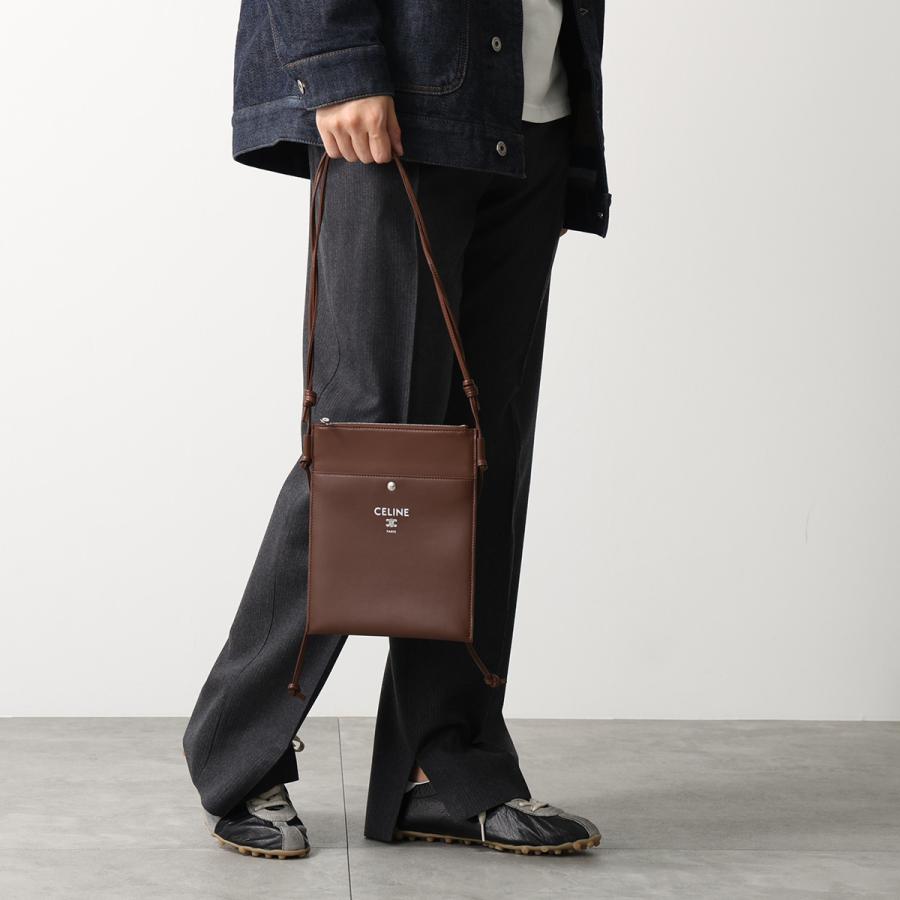 CELINE セリーヌ ショルダーバッグ SHARP POUCH シャープポーチ 10P812K05.38NO L103B2K05.19KE メンズ レザー トリオンフ 鞄 カラー2色の画像