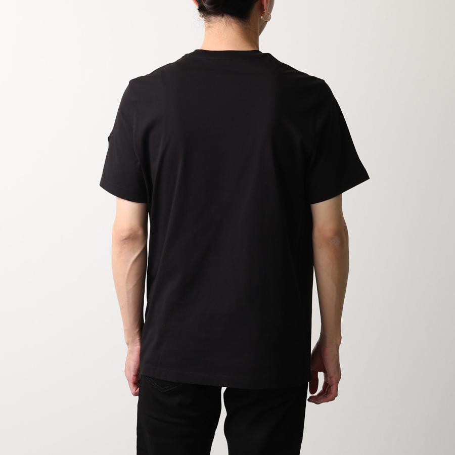 MONCLER Matt Black モンクレール マットブラックコレクション Tシャツ 8C00017 89AYW メンズ 黒タグ 半袖 カットソー コットン クルーネック ロゴ 999の画像