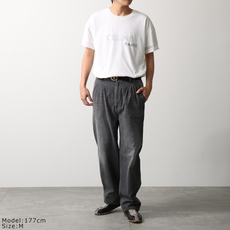 セリーヌ Tシャツ Cマカダム カットソー 半袖 クルーネック S 紺 CELINE（セリーヌ） Tシャツ 2X885671Q.38AW レディース 半袖