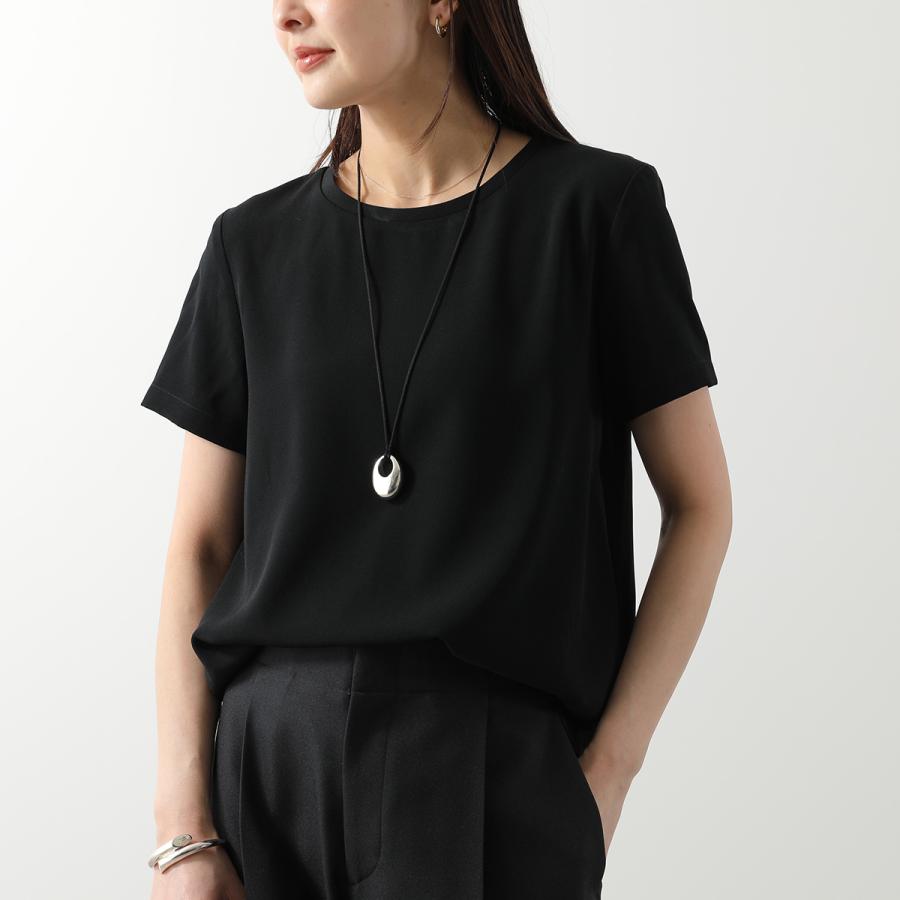 S MaxMara エスマックスマーラ 半袖 Tシャツ ロゴ ポケット ブラック S MAXMARA（エスマックスマーラ） エス マックスマーラ Tシャツ