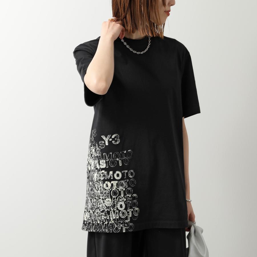 yori(ヨリ) 半袖カットソー サイズ38 M レディース美品  - 黒 クルーネック yori ポケットTee Tシャツ 半袖 刺繍ボックスロゴ トップス ヨリ 36