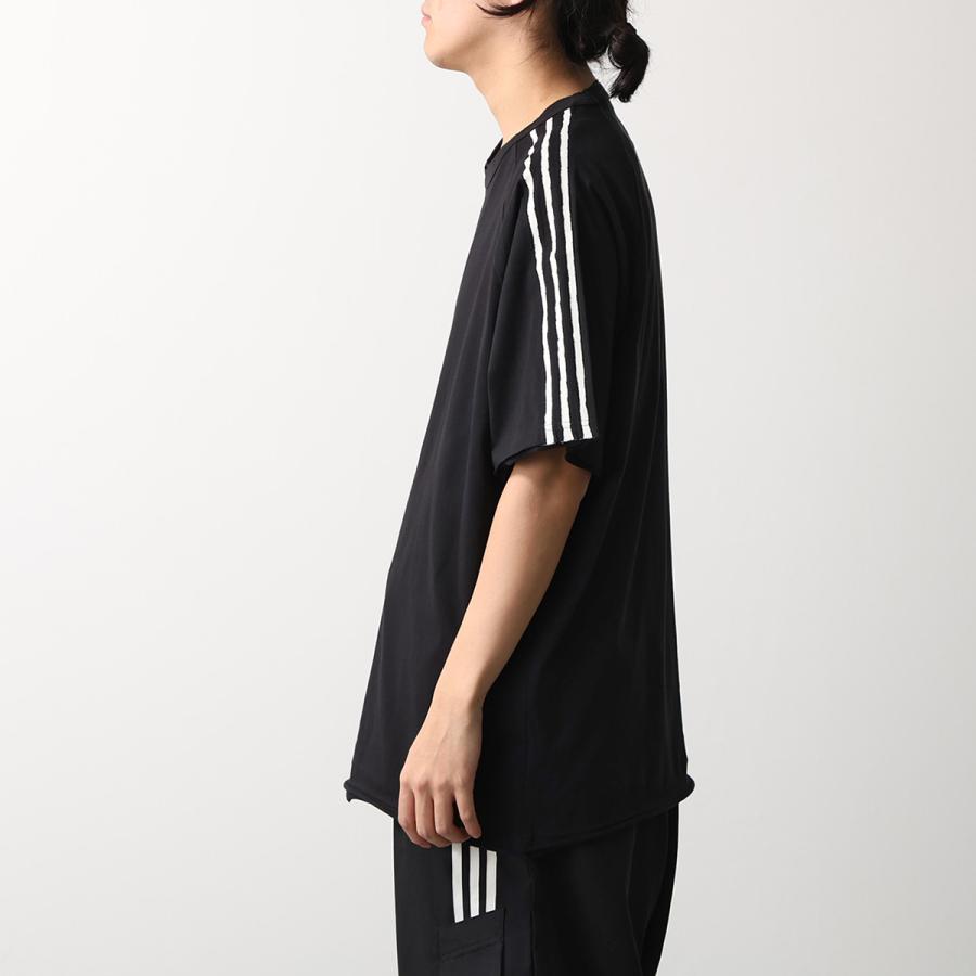 Y-3 ワイスリー Tシャツ RAW EDGE 3 STRIPES SHORT SLEEVE TEE ロー