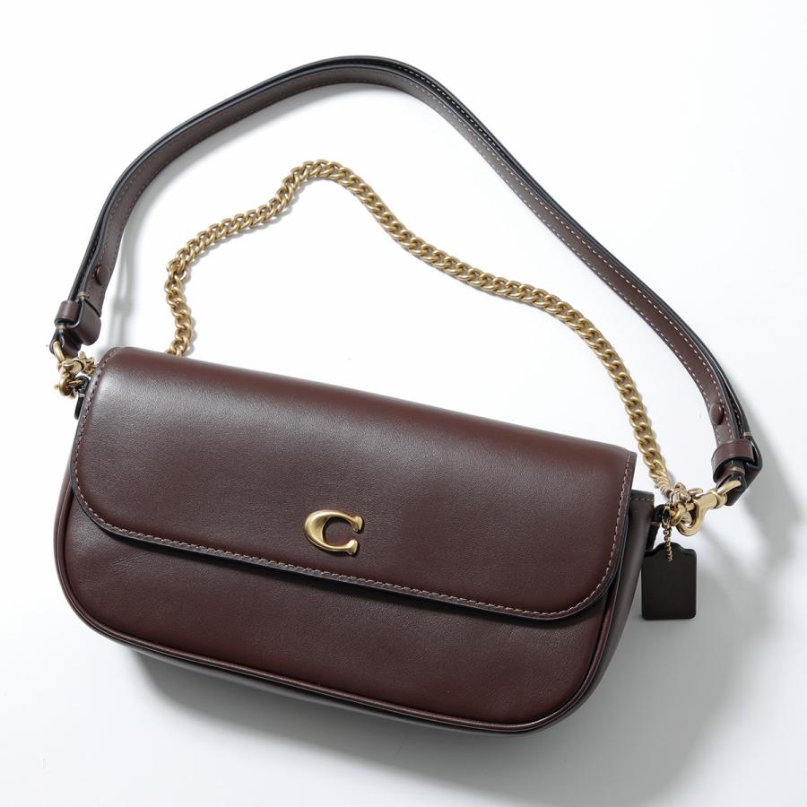 COACH（コーチ） ショルダーバッグ LEAT BRK FLP CHN BAG ブルック