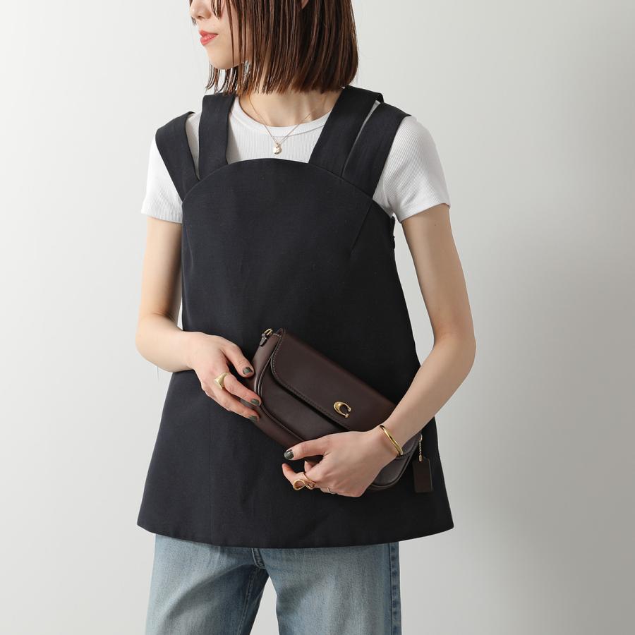 COACH（コーチ） ショルダーバッグ LEAT BRK FLP CHN BAG ブルック