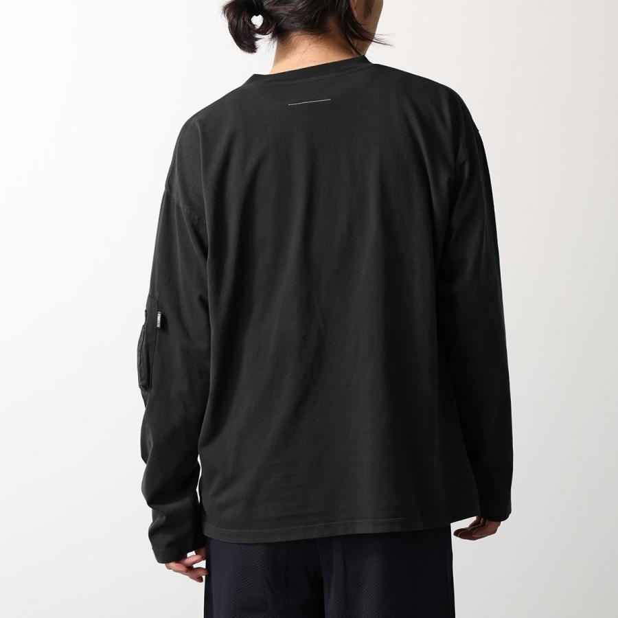 MM6 エムエムシックス メゾンマルジェラ Tシャツ SH0NH0022 M20050 メンズ 長袖 カットソー ロンT コットン クルーネック SH0NH0022M20050900の画像