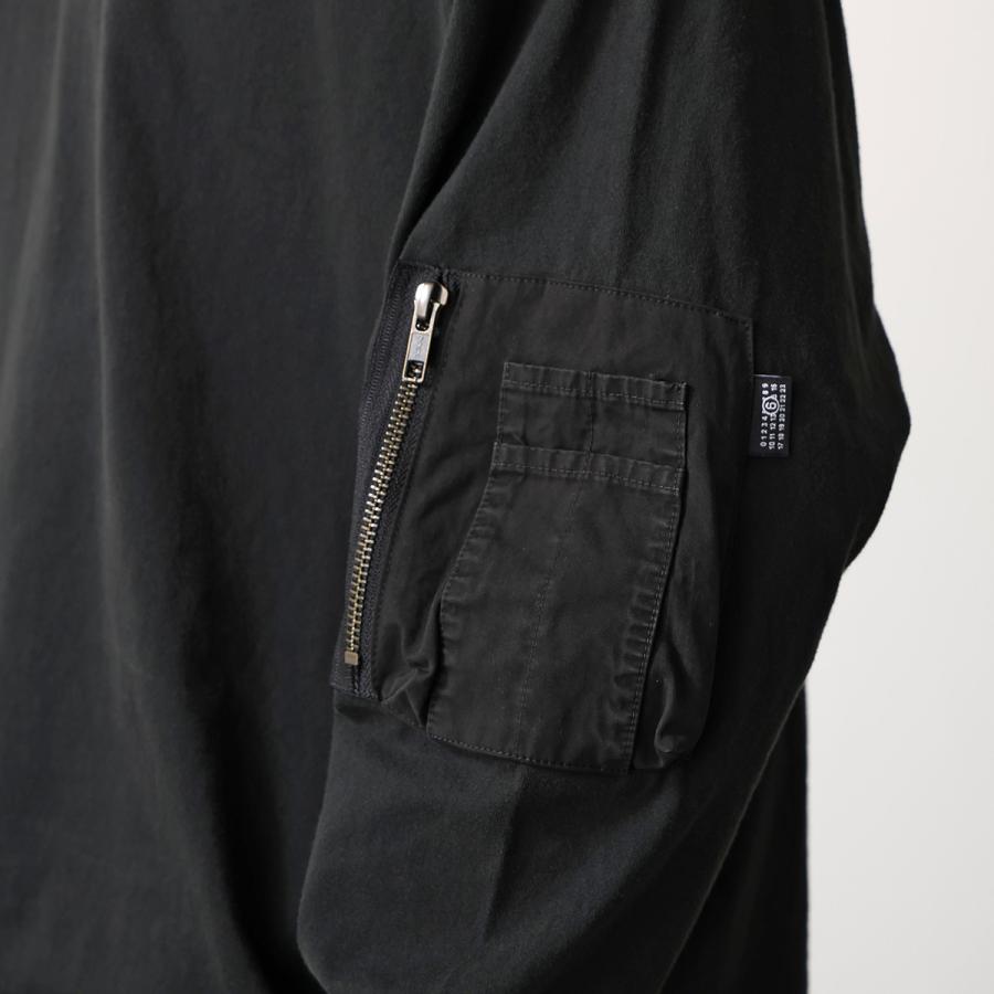MM6 エムエムシックス メゾンマルジェラ Tシャツ SH0NH0022 M20050 メンズ 長袖 カットソー ロンT コットン クルーネック SH0NH0022M20050900の画像