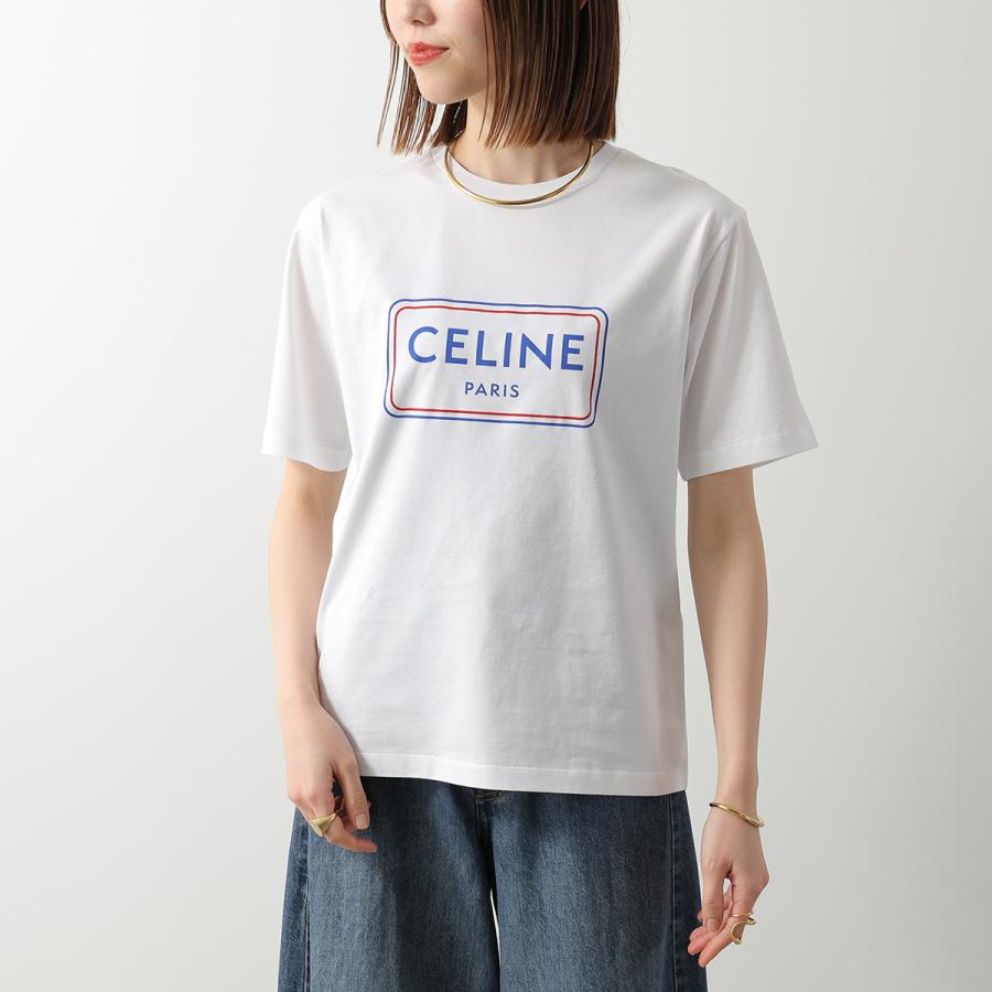 セリーヌ CELINE アンカー 70S 507Z RX071 半袖シャツ Tシャツ 半袖 半袖Ｔシャツ コットン ホワイト 未使用 CELINE（セリーヌ） 半袖 Tシャツ RX0IA507Z.GHJ4 RX0IA507Z.GIF7
