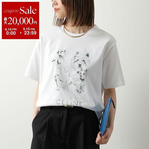 Tシャツ　セリーヌ　celine ホワイト CELINE ホワイト Tシャツ セリーヌ 【公式通販】